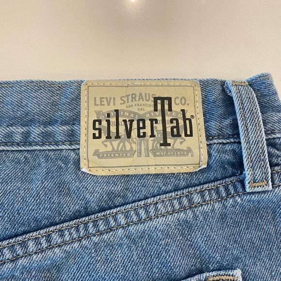 Levi's Silver Tab Mom‎ Jean Shorts size 31 - Picture 3 of 7